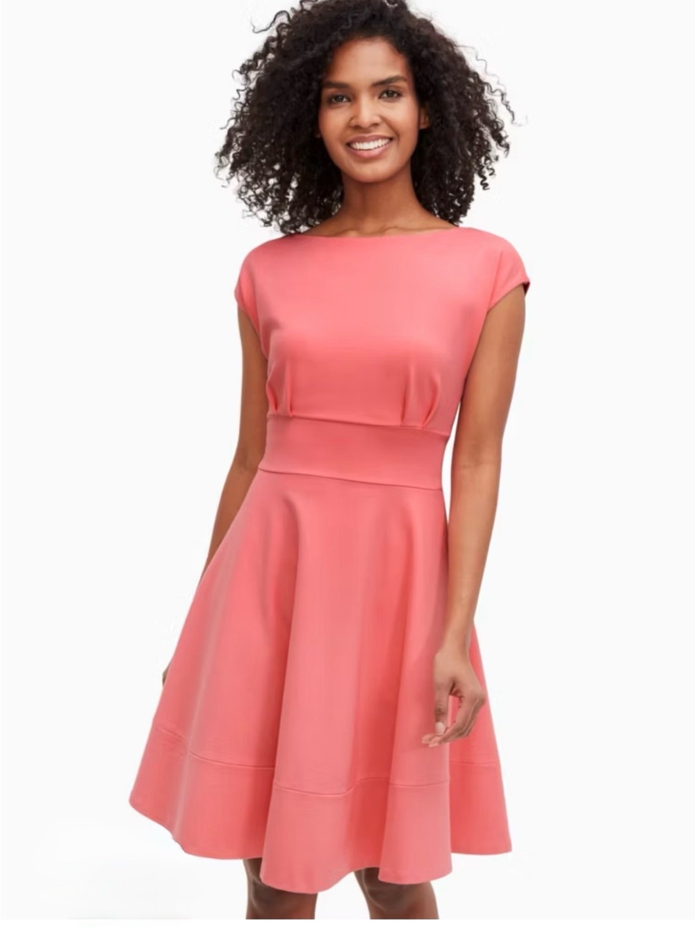 Kate Spade Broome Street Ponte Fiorella Pink Dress Size Large